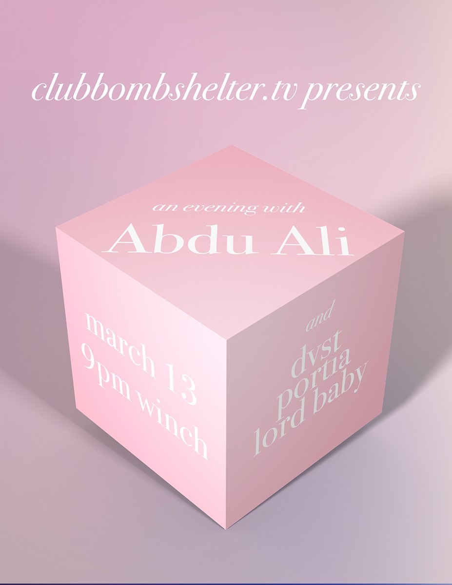 Abdu Ali Concert Poster